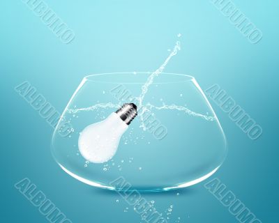 glowing Light bulb