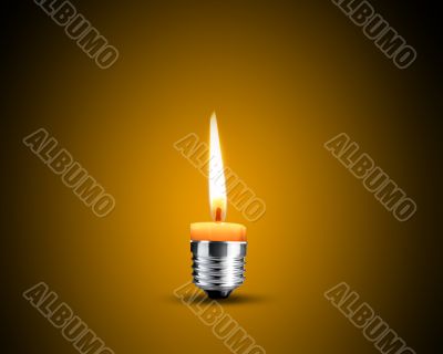 Candellight in bulb