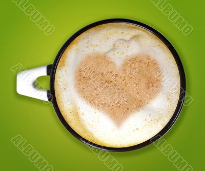 Cup of cappuccino 