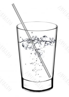 Glass with water 
