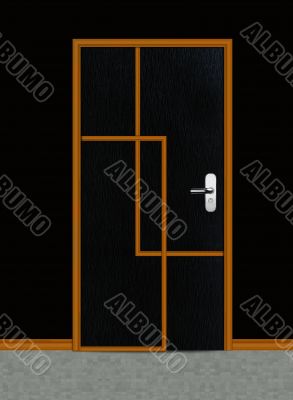 apartment wooden door