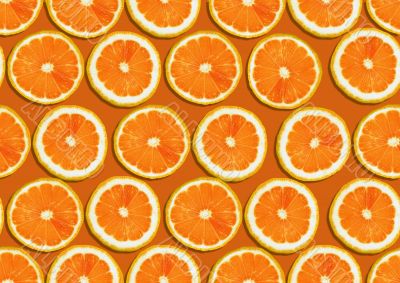 seamless background of lemon slices