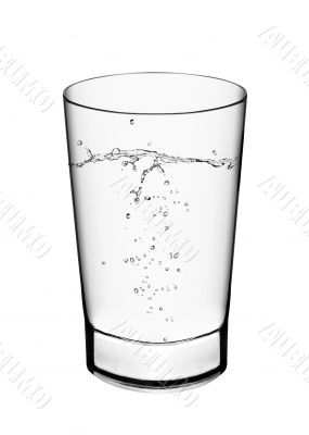 Glass with water 