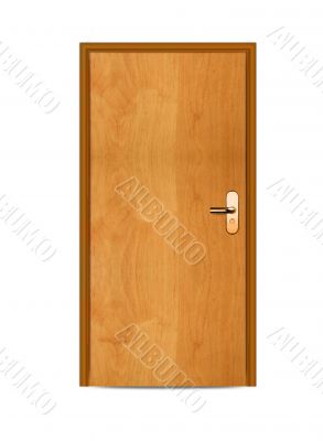 apartment wooden door