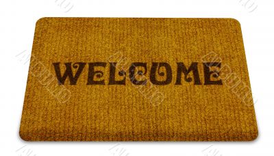 welcome cleaning foot carpet 