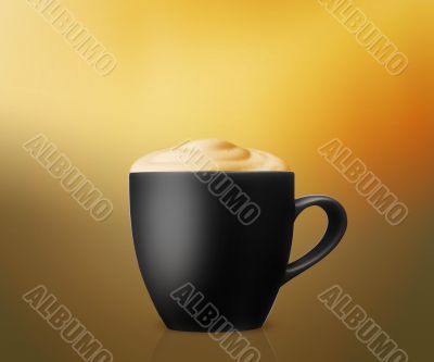 cup of cappuccino