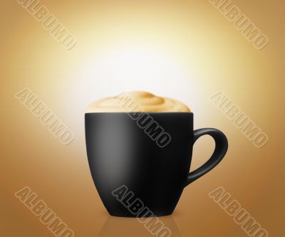 Cup of cappuccino 