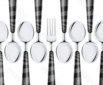 Fork and spoons