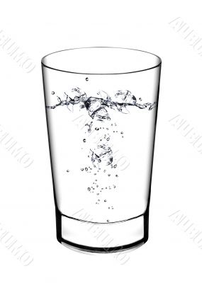 Glass with water 