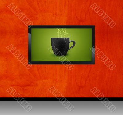 Black LCD tv