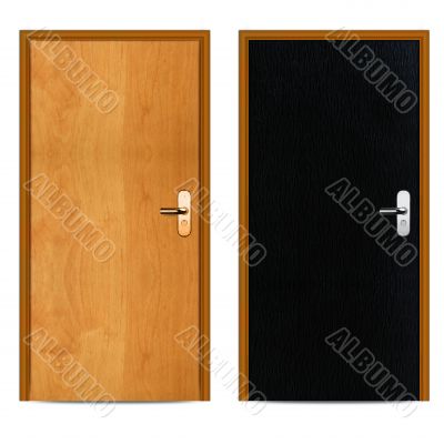 wooden door 