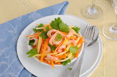 Salad of celery