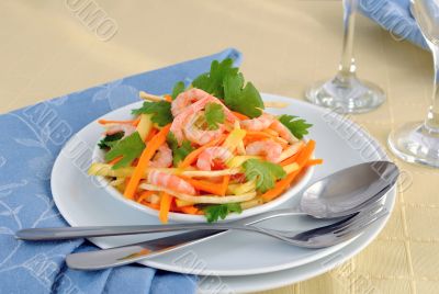 Salad of celery