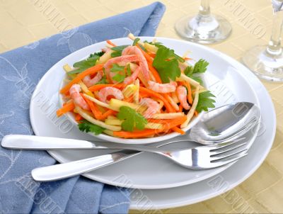 Salad of celery