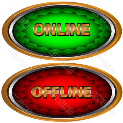 Online and offline icon