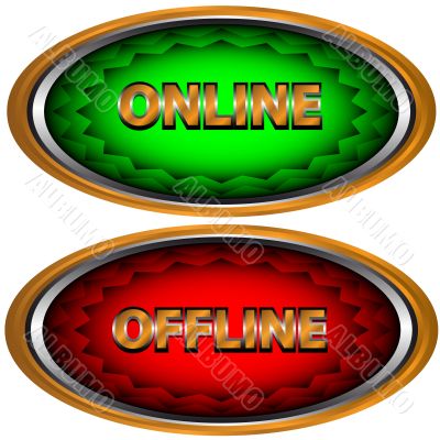 Online and offline icon