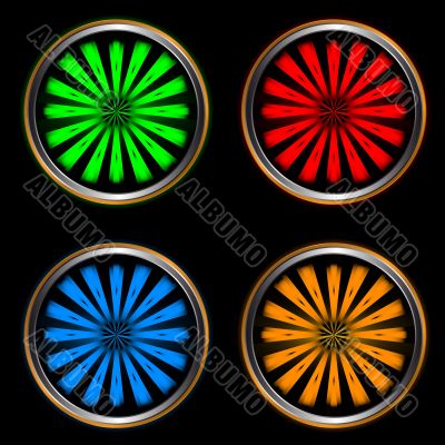 Four web icons 