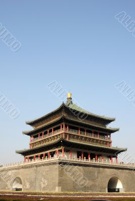 Bell Tower in Xian China