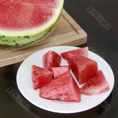 Cut Watermelon