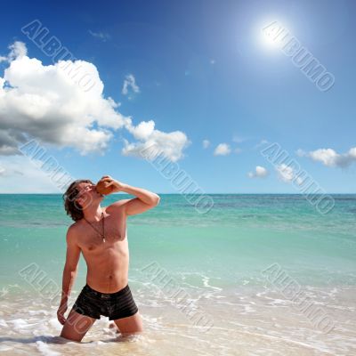 Beautiful weather on the island
