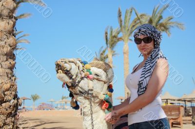 girl on a camel