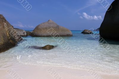 Beach and rocks