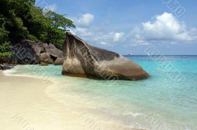 Sand and rock