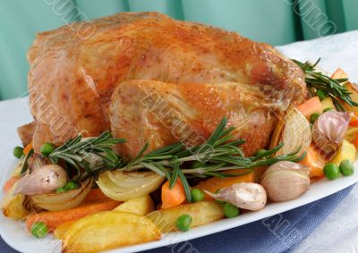 Roasted Chicken with Vegetables