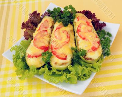 stuffed zucchini
