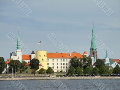 Castle of Riga, in Latvia 