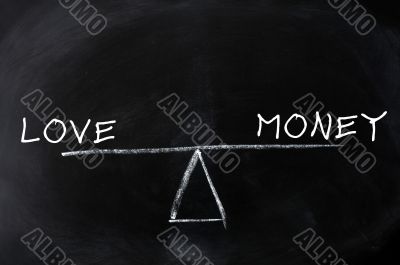 Balance of love and money