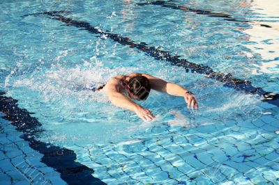 butterfly swimmer