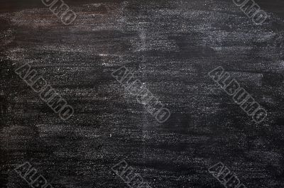 Blank smudged blackboard