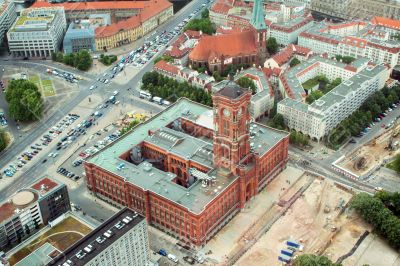 Red City Hall Of Berlin