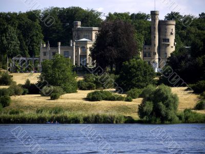 Park Babelsberg-Castle and Havel