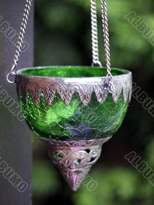 Green storm lamp
