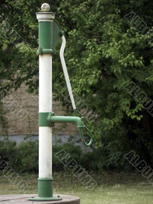 Water pump green and white