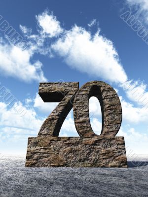 number seventy