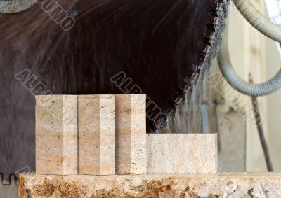 Limestone blocks