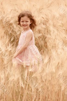 girl in a field