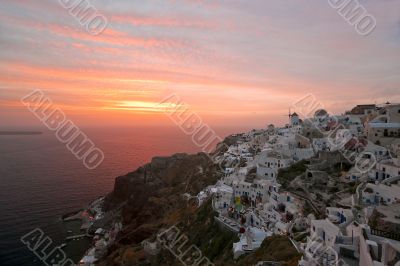 Santorini sundown