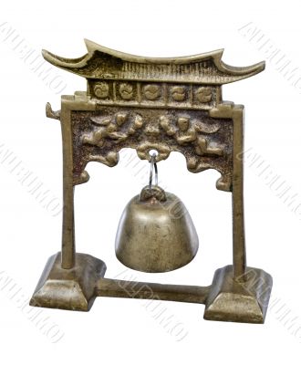 Metal Tori Gate with Bell