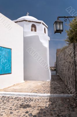 Small old greek church