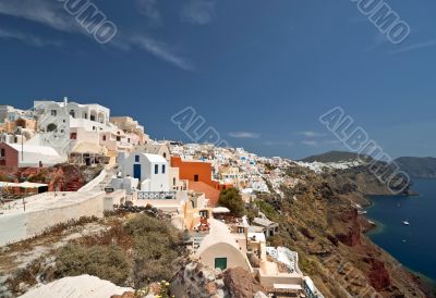 Santorini Ia view