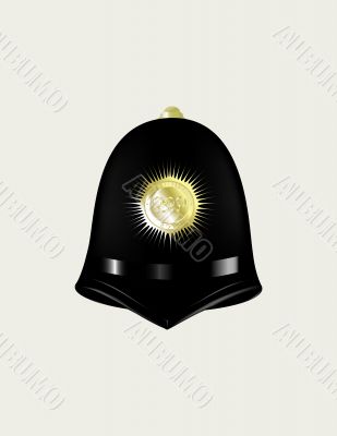 Policeman hat. 