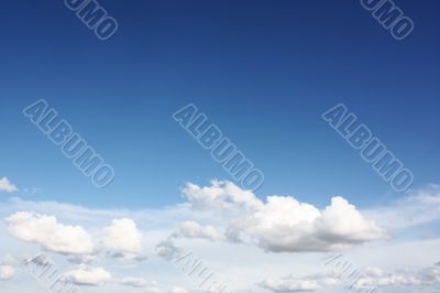 Blue sky background