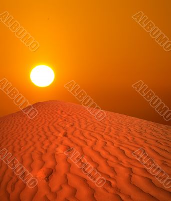 sahara sunset