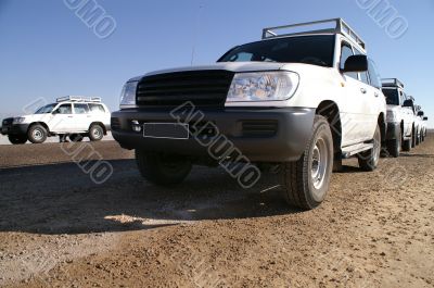 Offroad in the desert