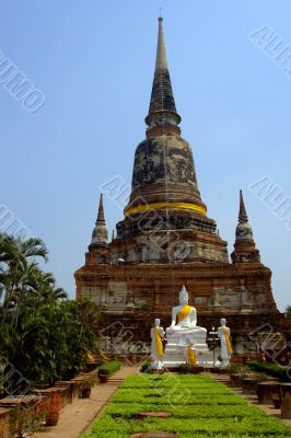 The ruins of an ancient temple
