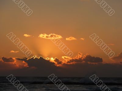 Sunset at the Mediterranean
